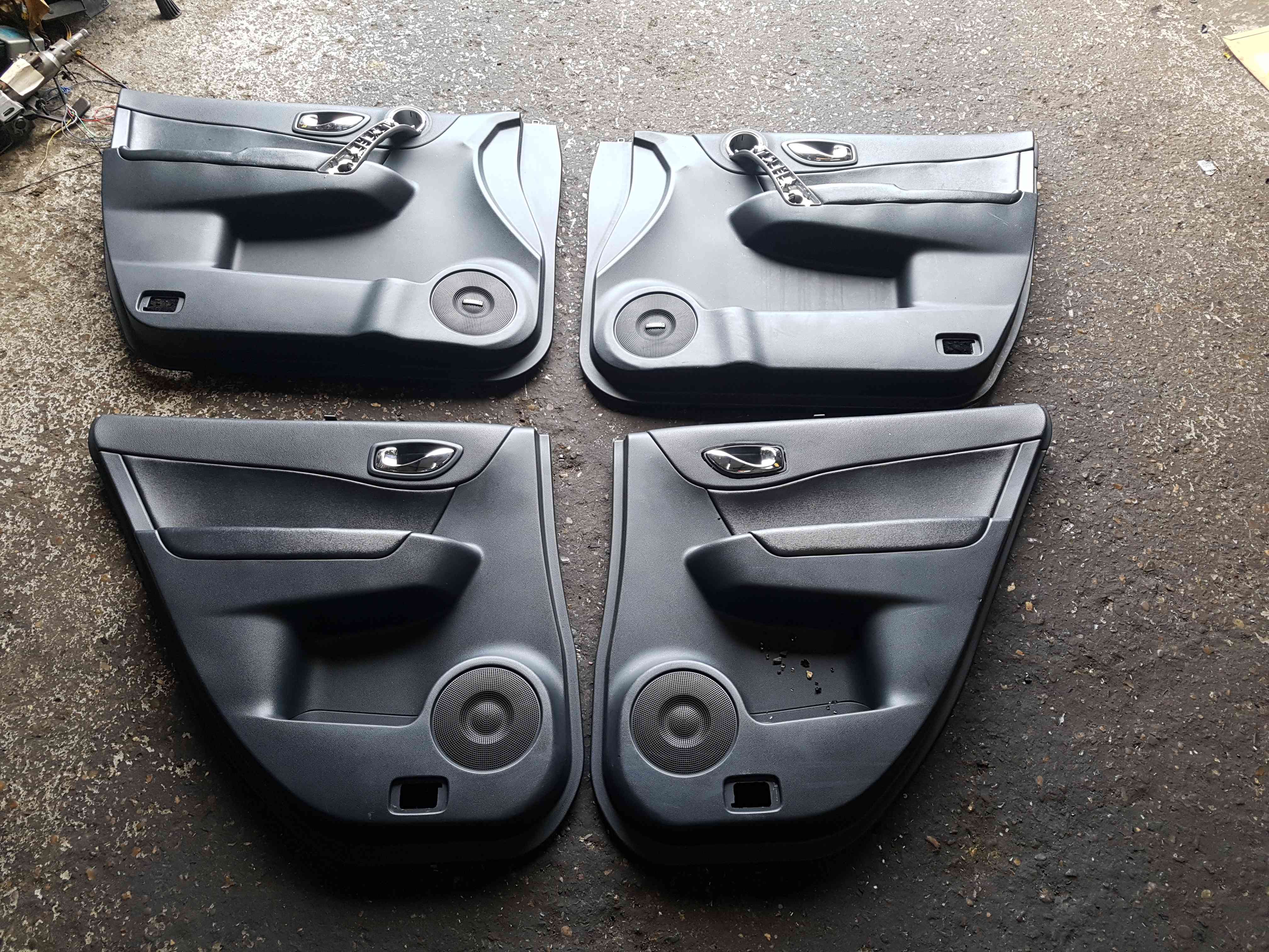 Renault Koleos 2008-2015 Interior SET Door Cards Leather Front Rear