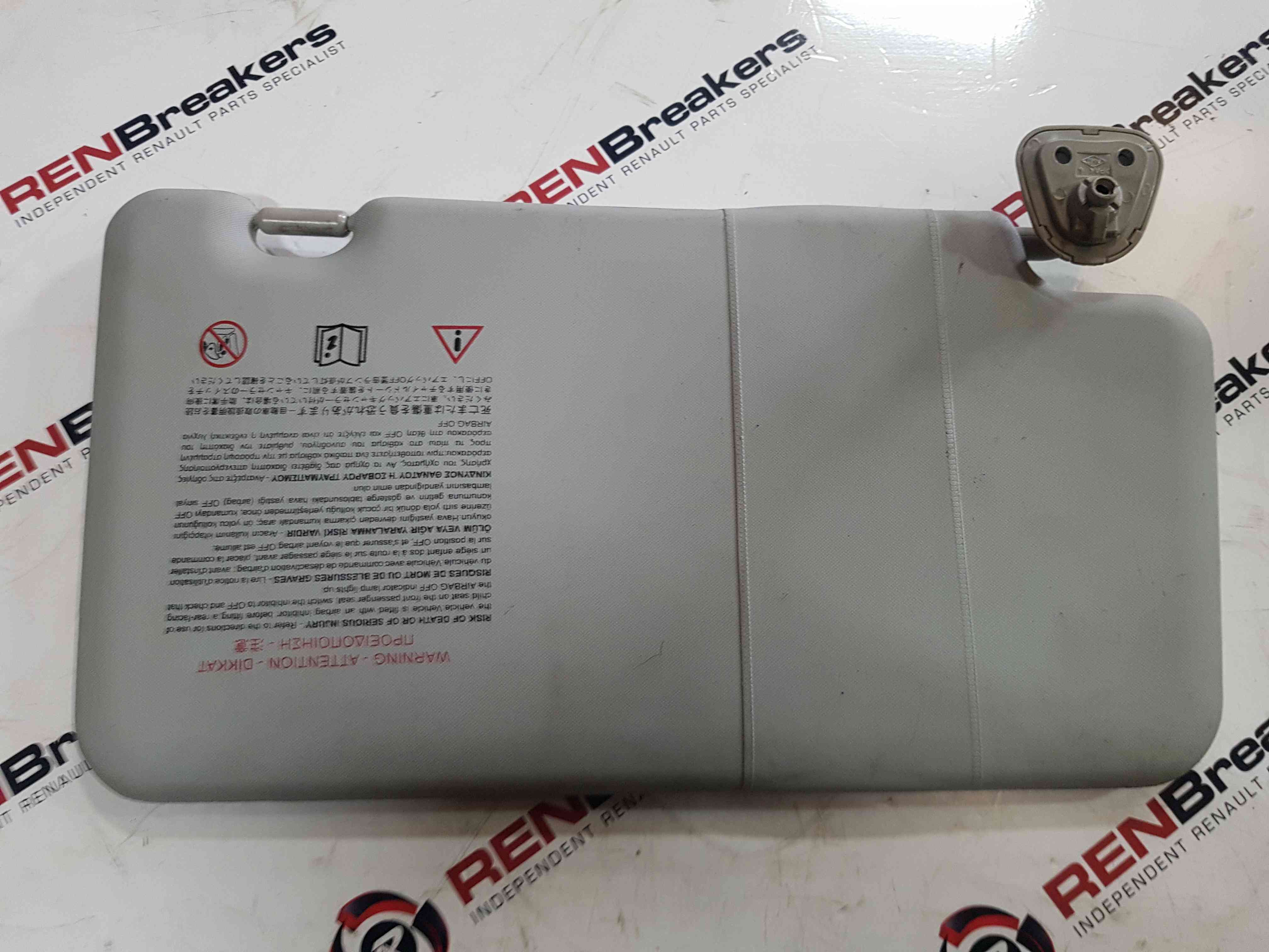 Thumb 3 Renault Koleos 2008-2015 Passenger Nsf Ns Front SUN Visor