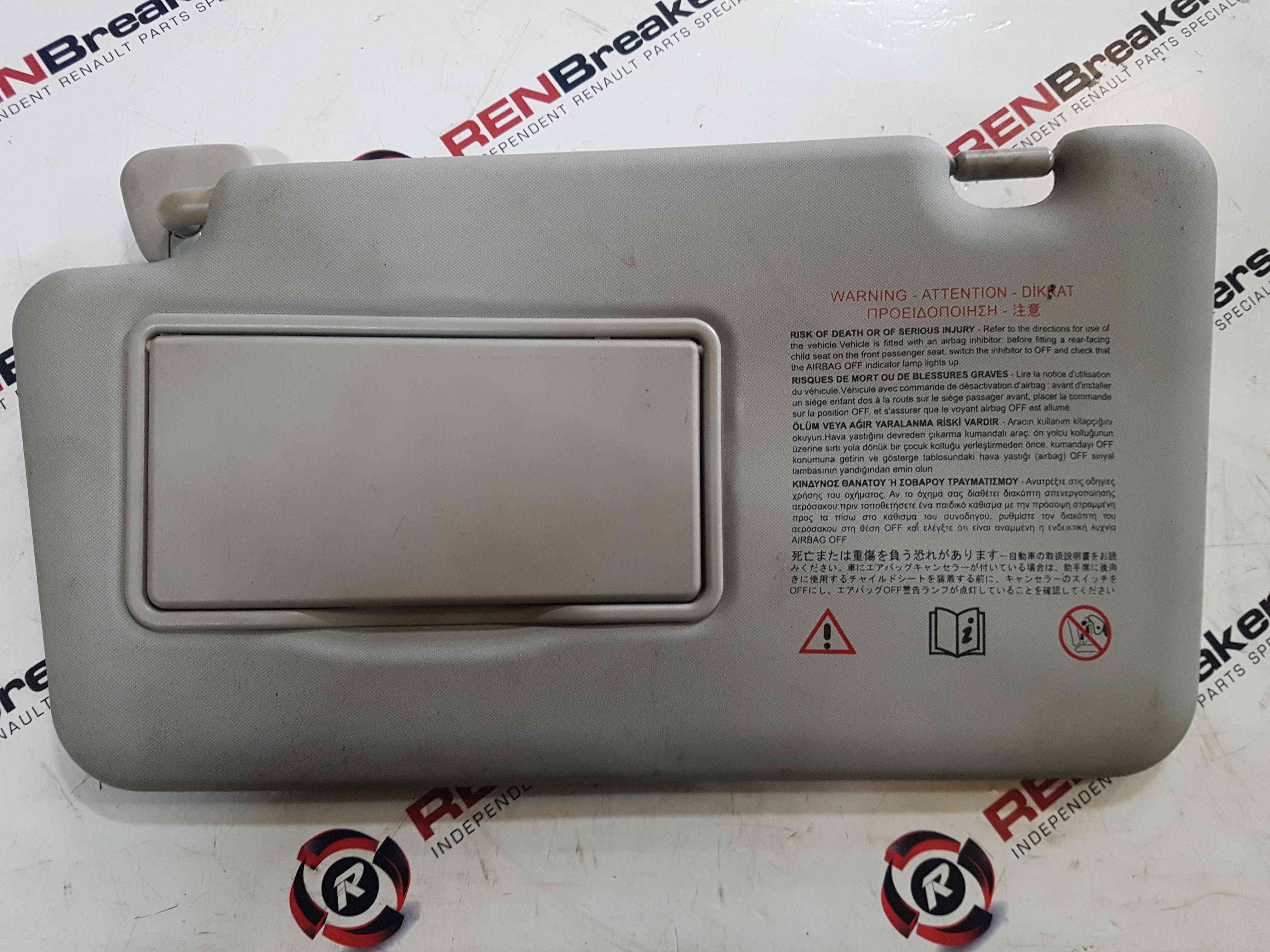 Thumb 5 Renault Koleos 2008-2015 Passenger Nsf Ns Front SUN Visor