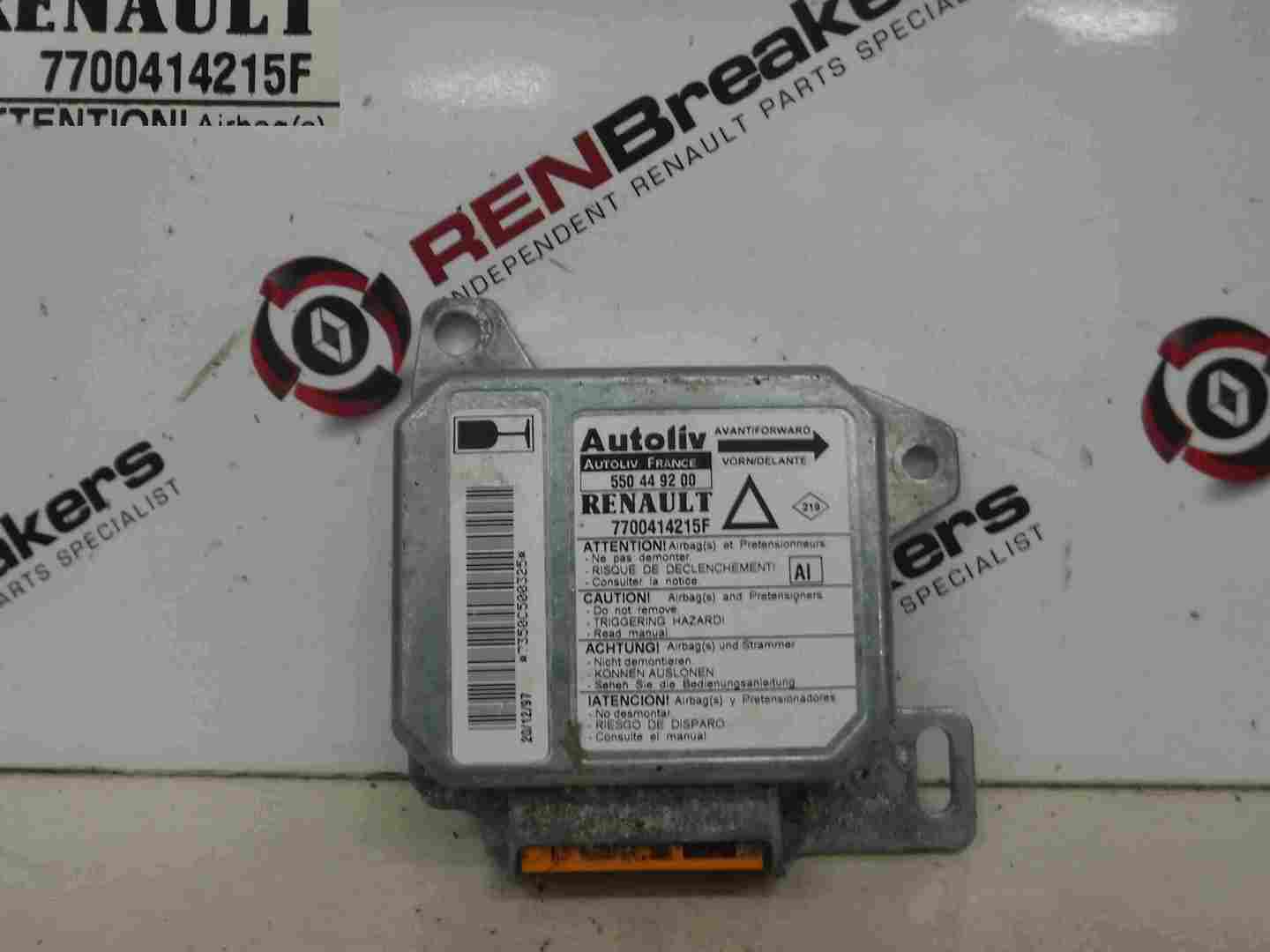Renault Laguna 1993-1999 Airbag Module ECU Computer
