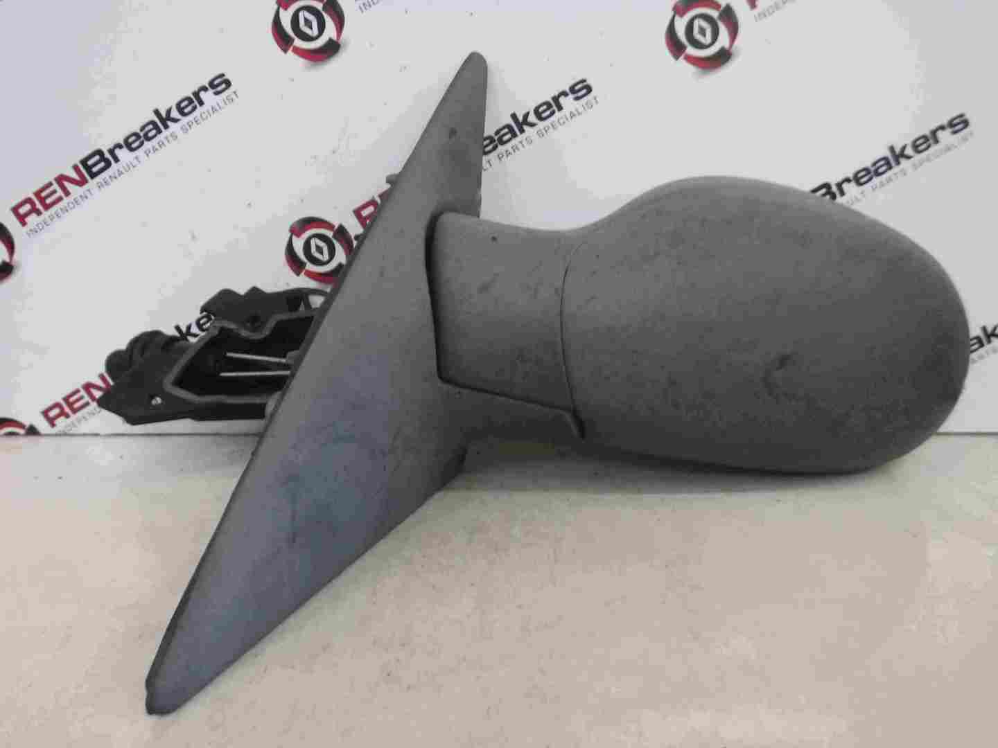 Renault Laguna 1993-1999 Passenger NS Wing Mirror Plain Black Manual