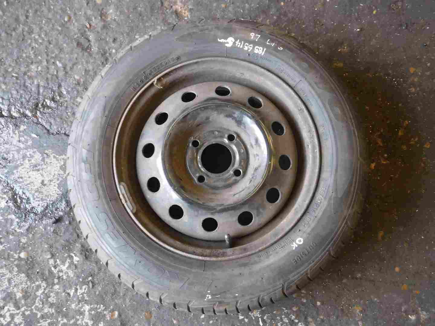 Renault Laguna 1993-1999 Spare Steel Wheel + Tyre 185 65 14 5mm