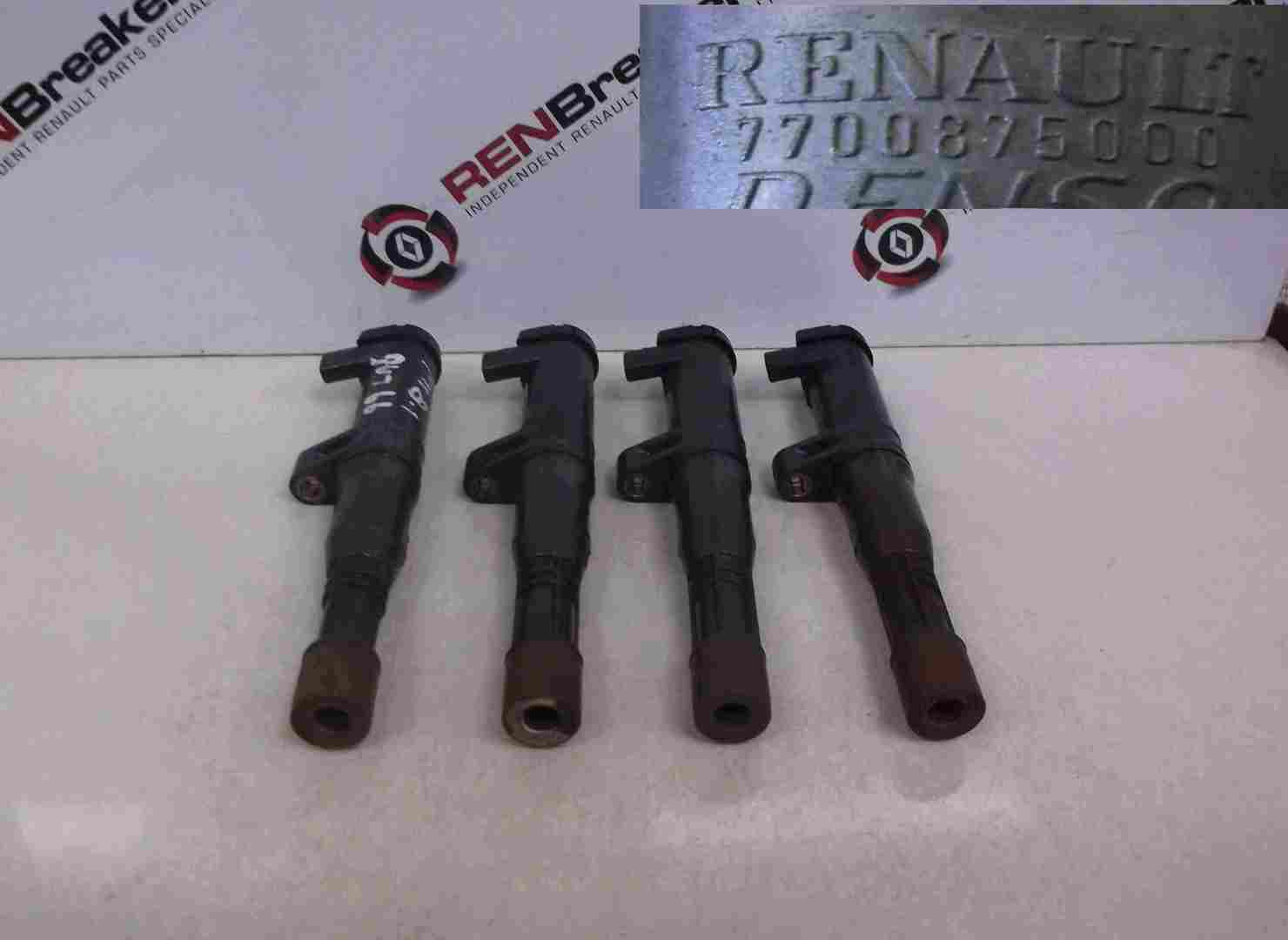 Renault Laguna 1993-2001 1.8 16v Ignition Coil Pack Pencil Set X4