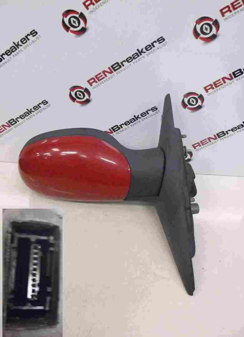 Renault Laguna 1993-2001 Drivers OS Wing Mirror Red OV731