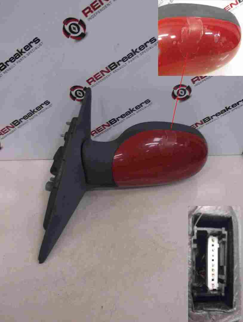 Renault Laguna 1993-2001 Passenger NS Wing Mirror Red OV731