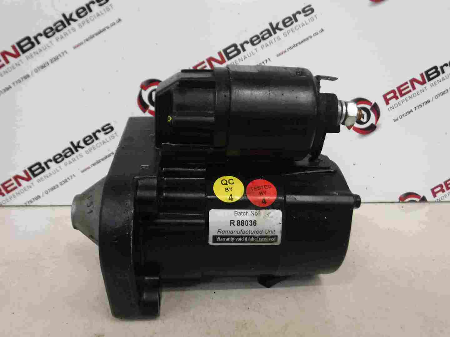 Renault Laguna 1999-2000 1.6 16v Starter Motor Starting