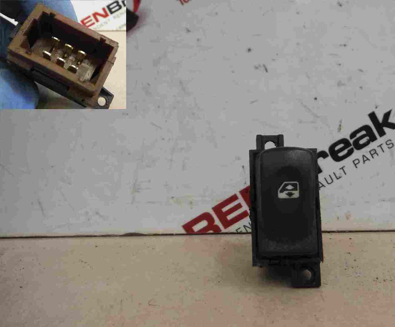 Renault Laguna 1999-2000 Electric Window Switch Brown Plug
