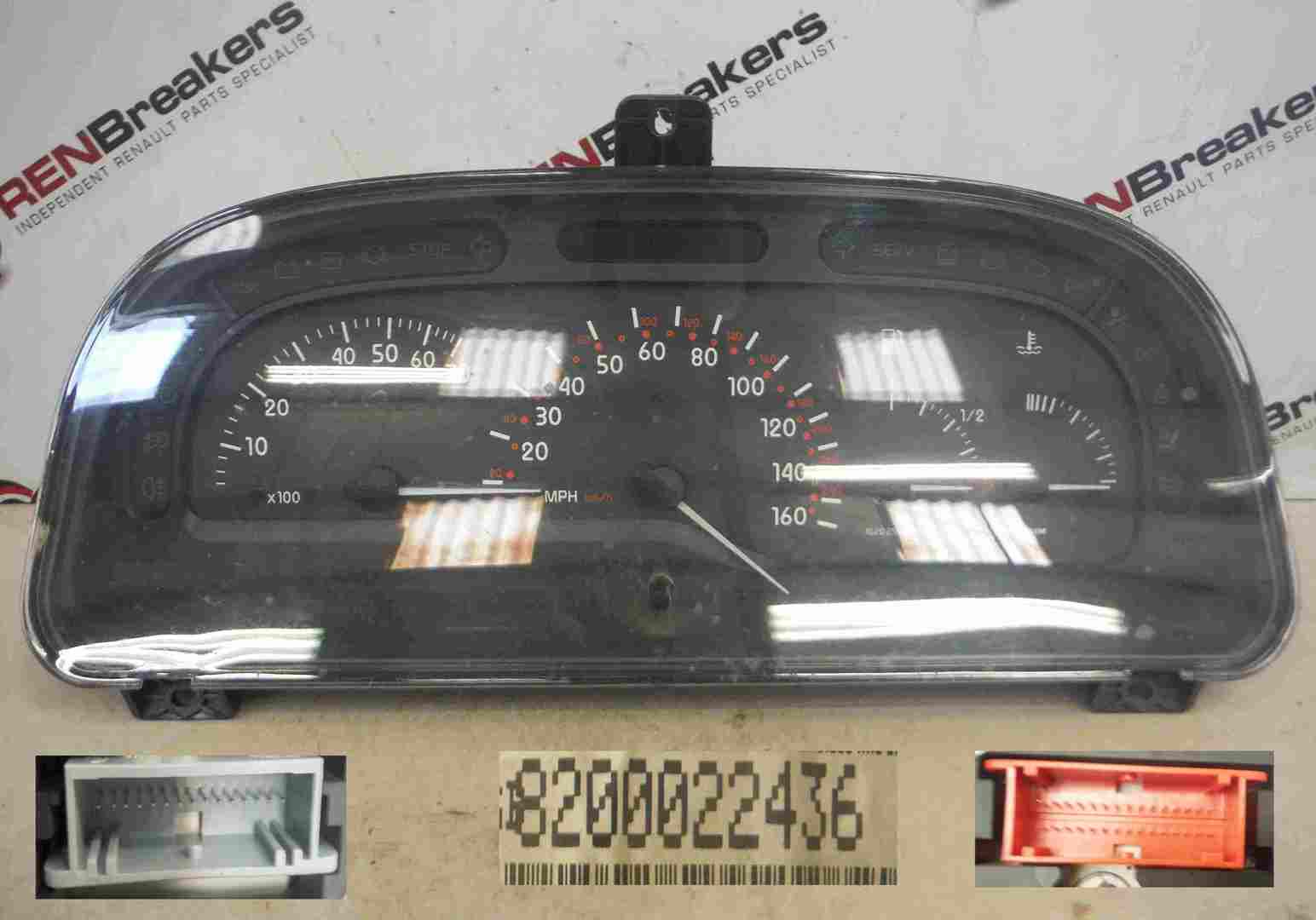 Renault Laguna 1999-2000 Instrument Panel Dials Gauges Speedo Clocks 113K