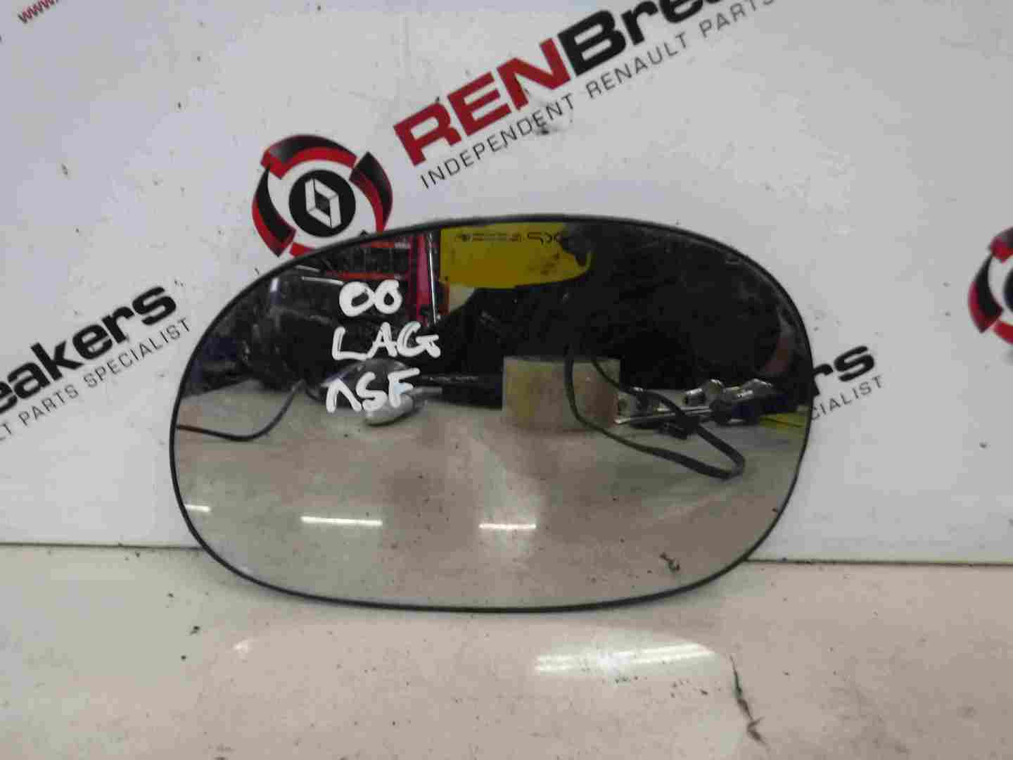 Renault Laguna 1999-2000 Passenger NS Wing Mirror Glass