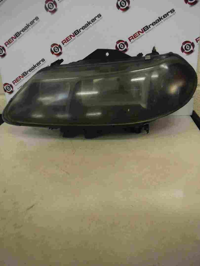 Renault Laguna 1999-2000 Passenger NSF Front Headlight Head Lamp Black
