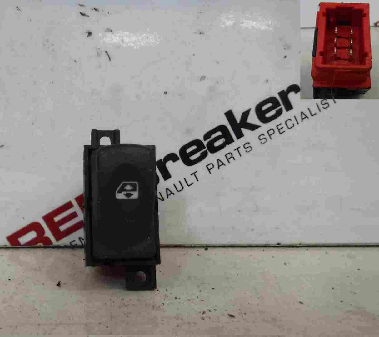 Renault Laguna 1999-2000 Window Switch Red Plug
