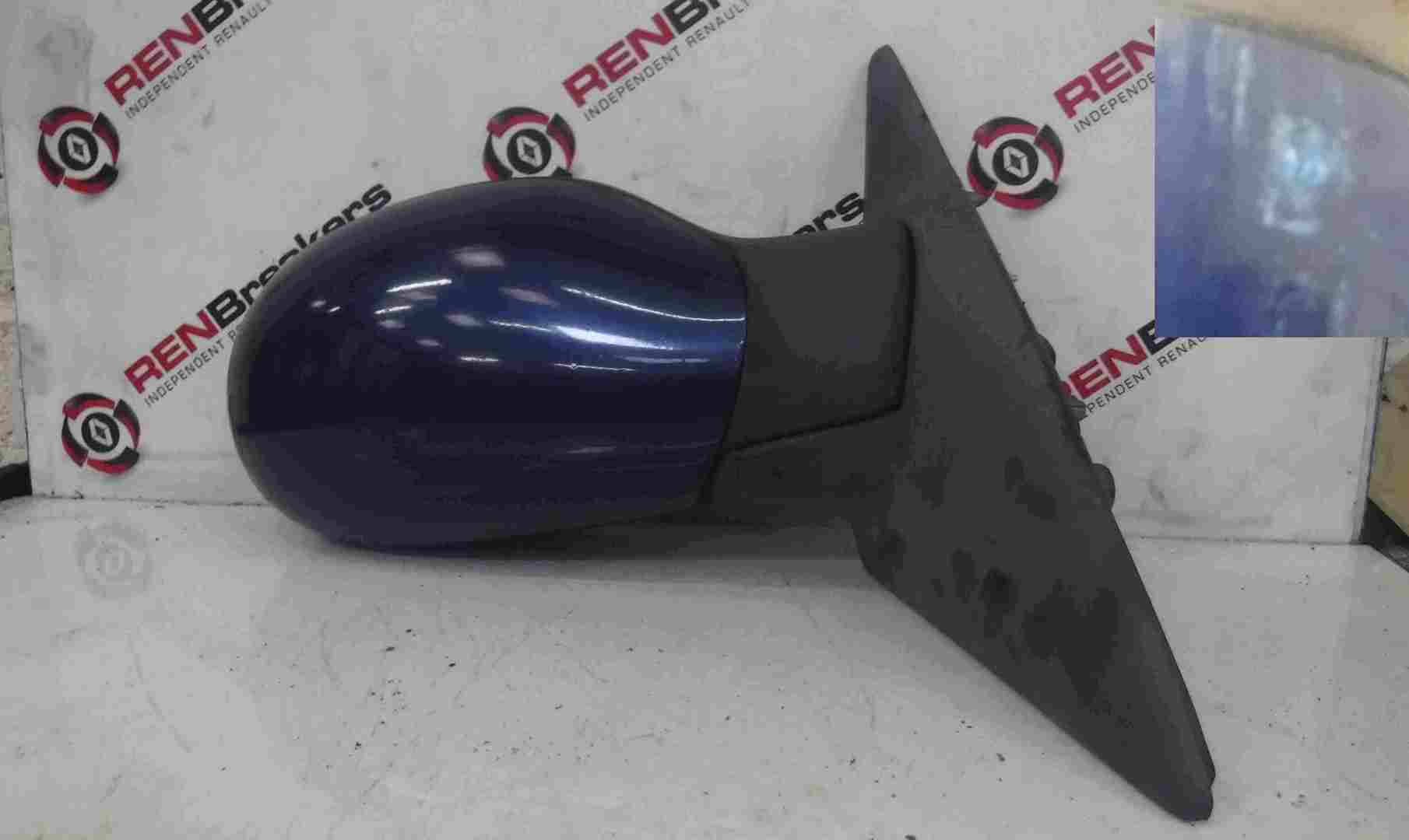 Renault Laguna 1999-2001 Drivers OS Wing Mirror Blue 432