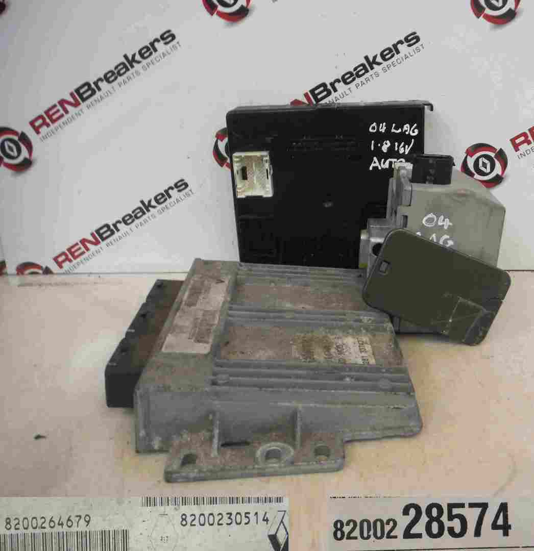 Renault Laguna 2001-2005 1.8 16v Automatic ECU SET UCH BCM Immobiliser   Key