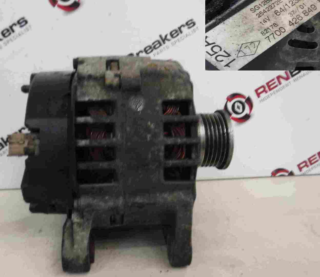 Renault Laguna 2001-2005 1.9 dCi Alternator F9Q 750