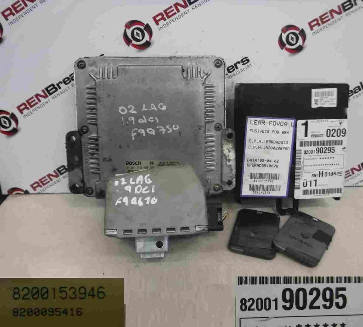 Renault Laguna 20012005 1.9 dCi ECU Set UCH BCM