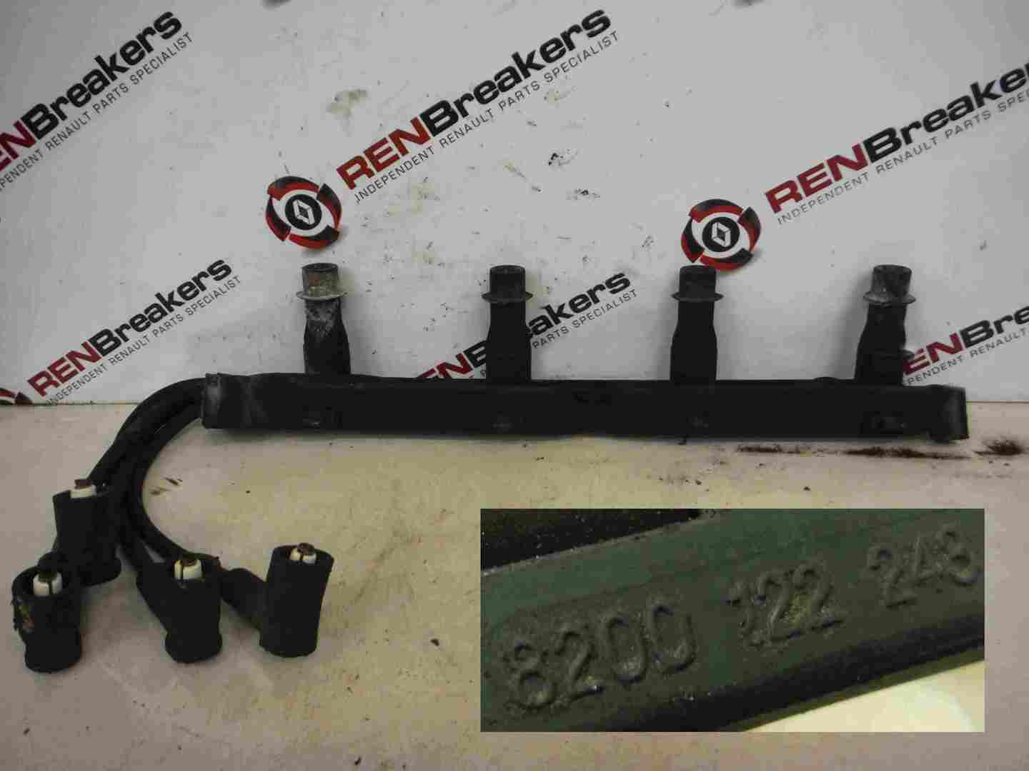 Renault Laguna 2001-2005 2.0 16v IDE HT Coil Pack Leads Spark Plug