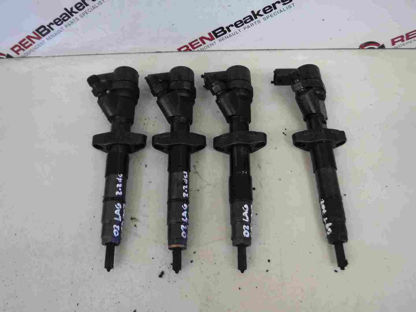 Renault Laguna 2001-2005 2.2 dCi Diesel Fuel Injectors X4 Set G9T 702