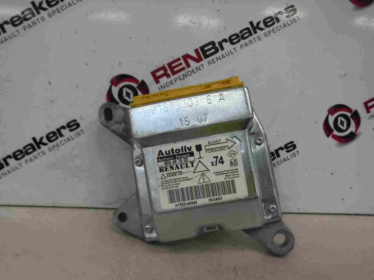 Renault Laguna 2001-2005 Airbag ECU Module Computer