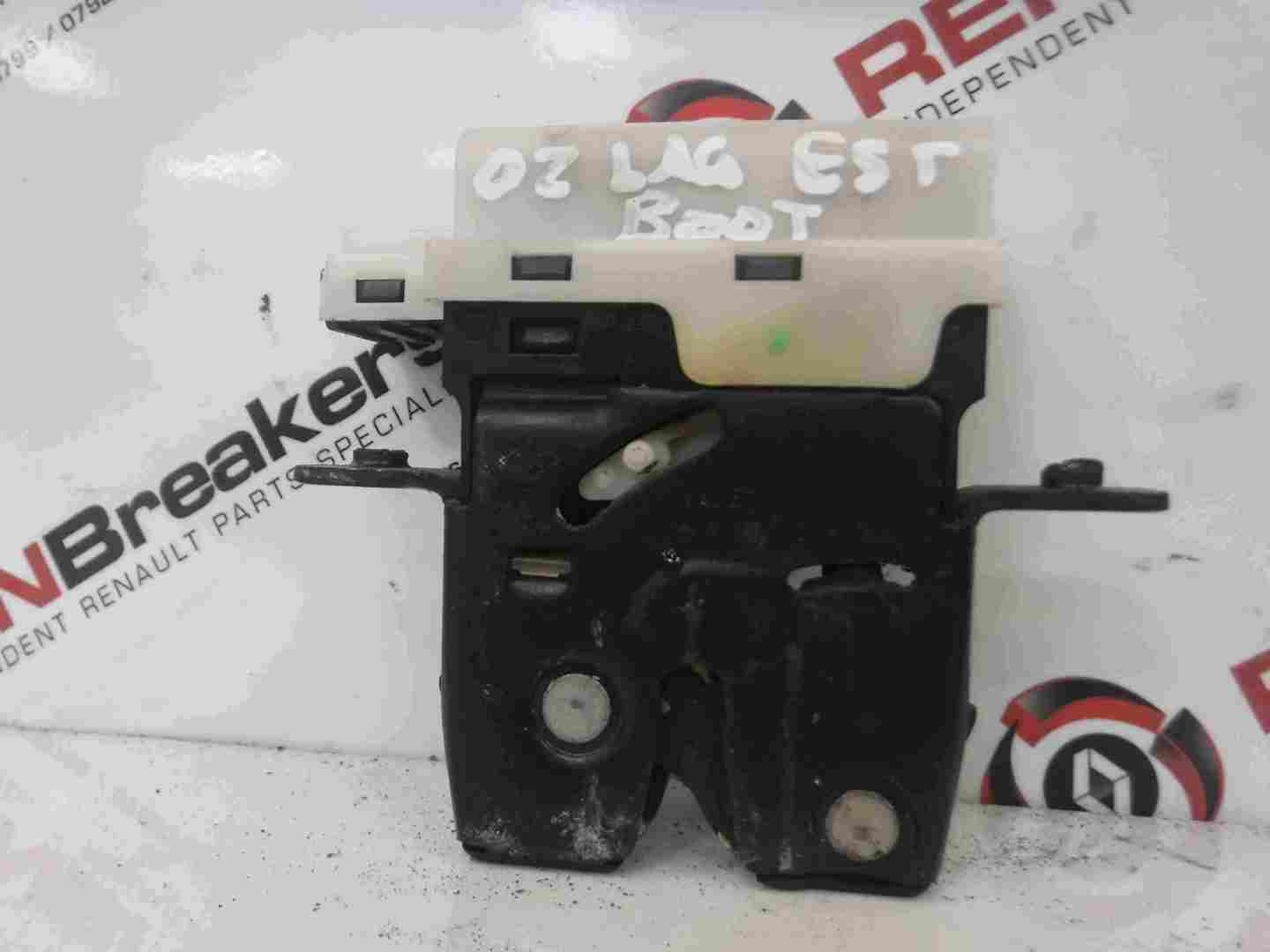 Renault Laguna 2001-2005 Boot Lock Mechanism Catch White Top 8200000894
