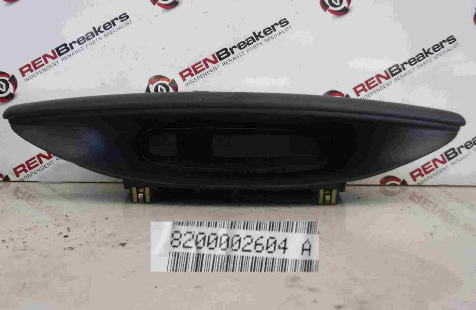 Renault Laguna 2001-2005 Dashboard Centre Display Temperture Clock