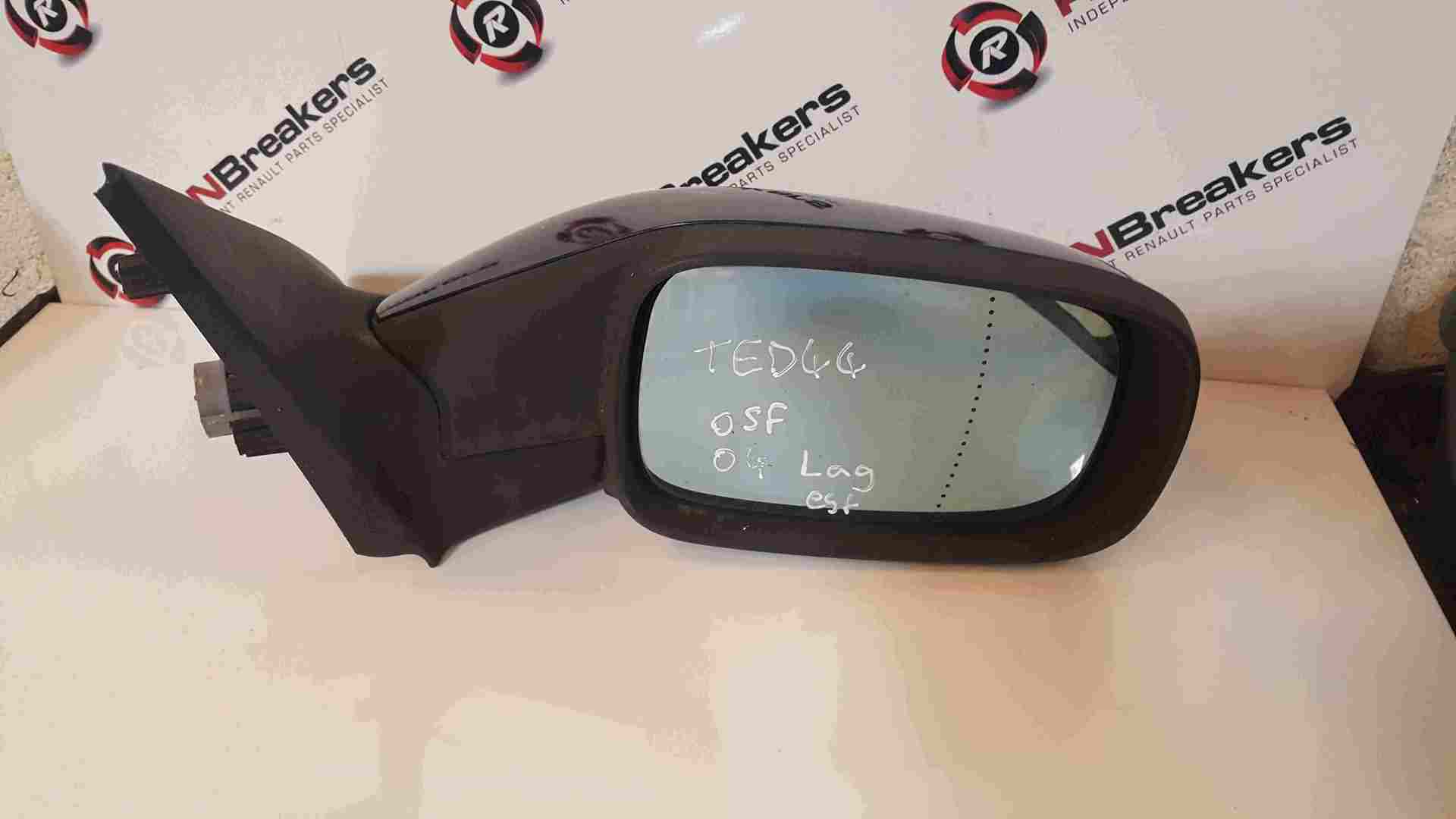 Renault Laguna 2001-2005 Drivers OS Wing Mirror Blue TED44