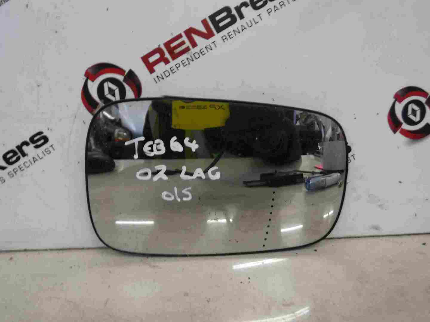 Renault Laguna 2001-2005 Drivers OS Wing Mirror Glass