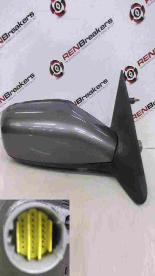 Renault Laguna 2001-2005 Drivers OS Wing Mirror Grey 603