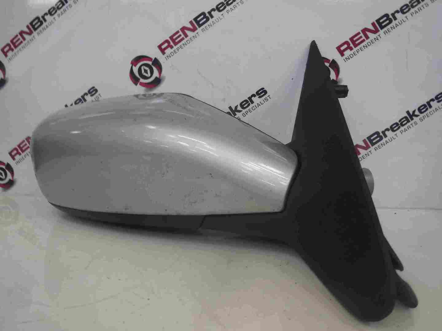 Renault Laguna 2001-2005 Drivers OS Wing Mirror Silver TED69