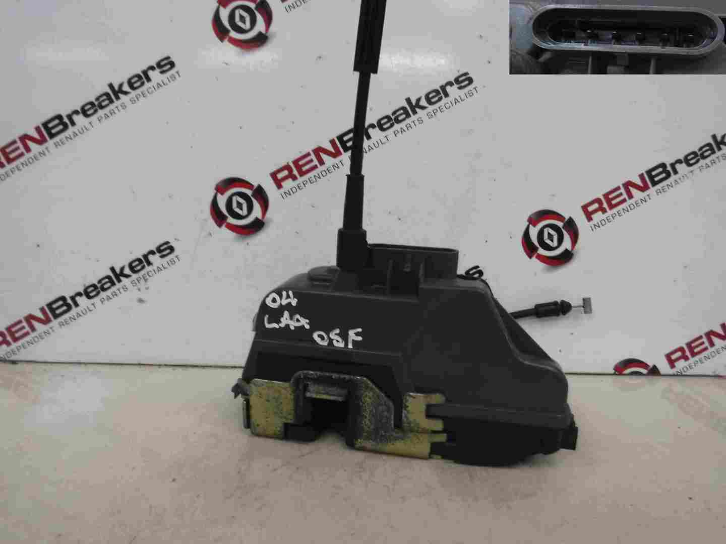 Renault Laguna 2001-2005 Drivers OSF Front Door Lock Mechanism