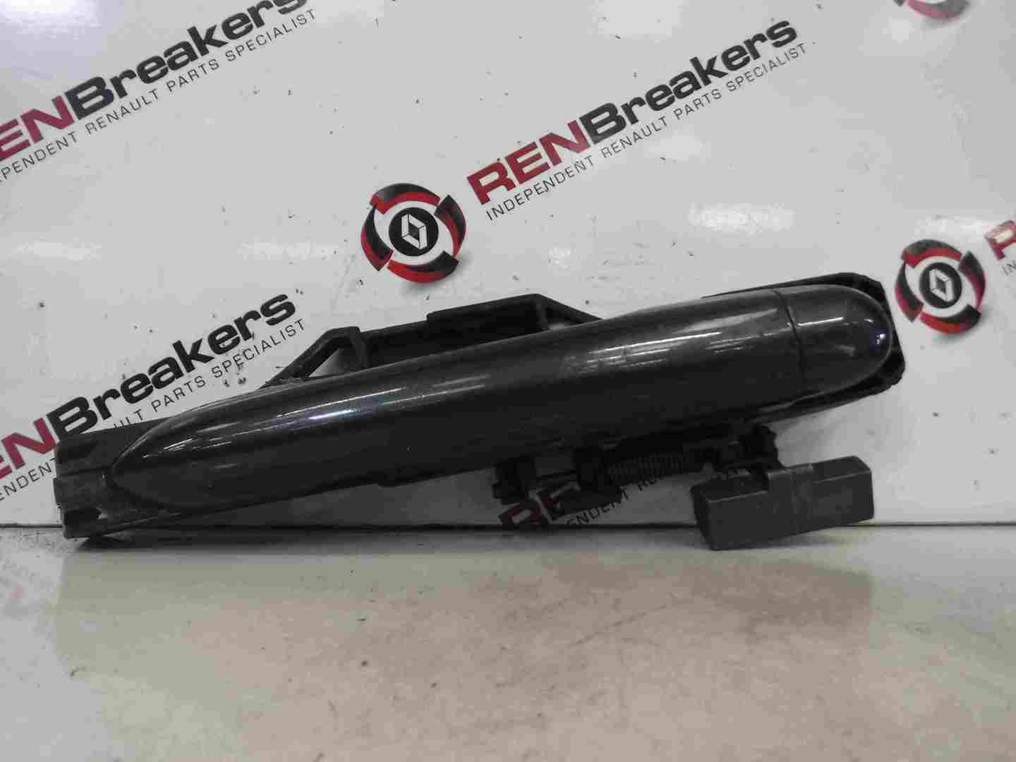 Renault Laguna 2001-2005 Drivers OSF Front Exterior Door Handle Grey TEB66