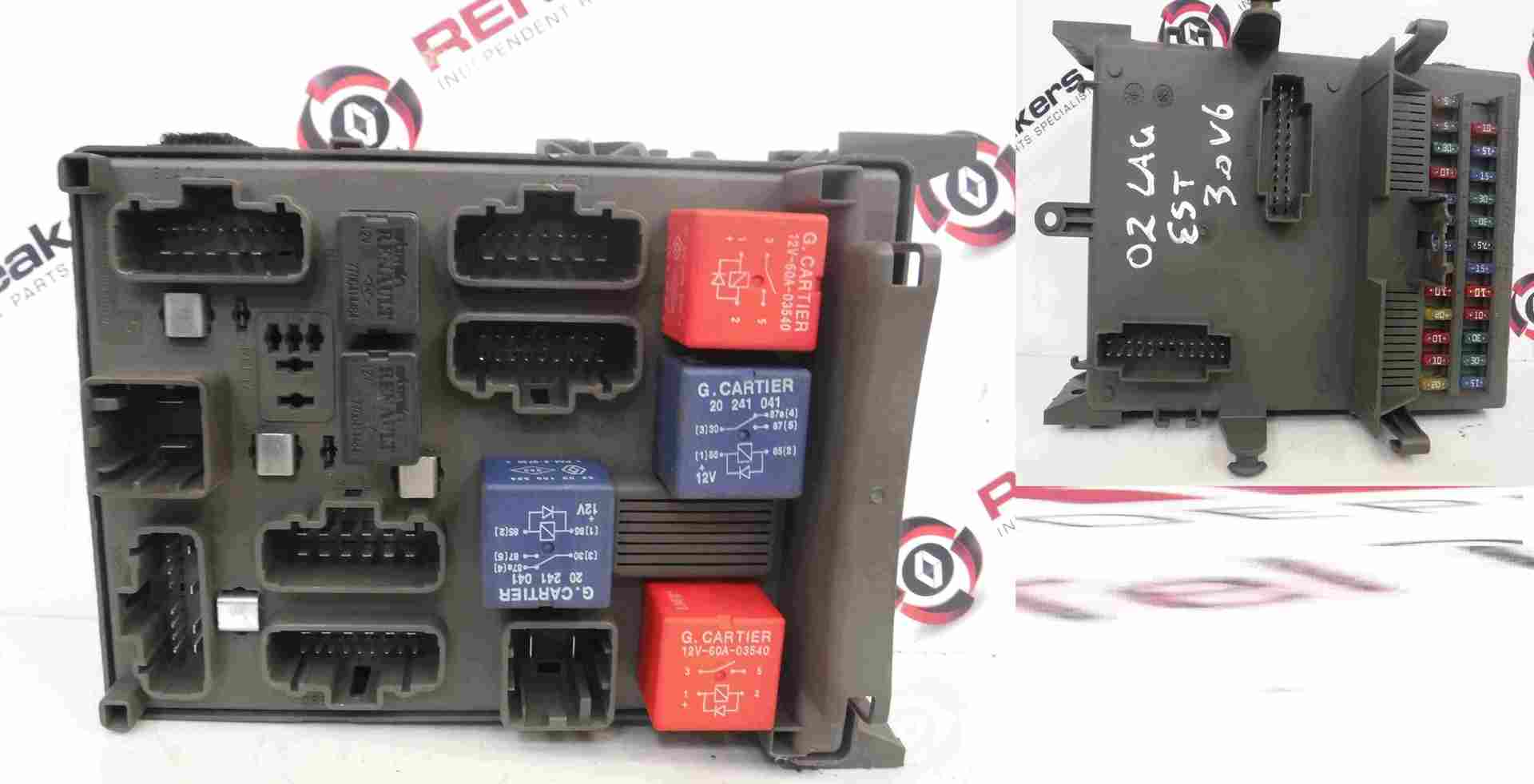Renault Laguna 2001-2005 Fuse Box
