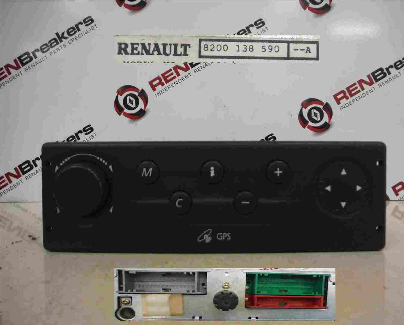 Renault Laguna 2001-2005 GPS Navigation Unit Player 8200138590