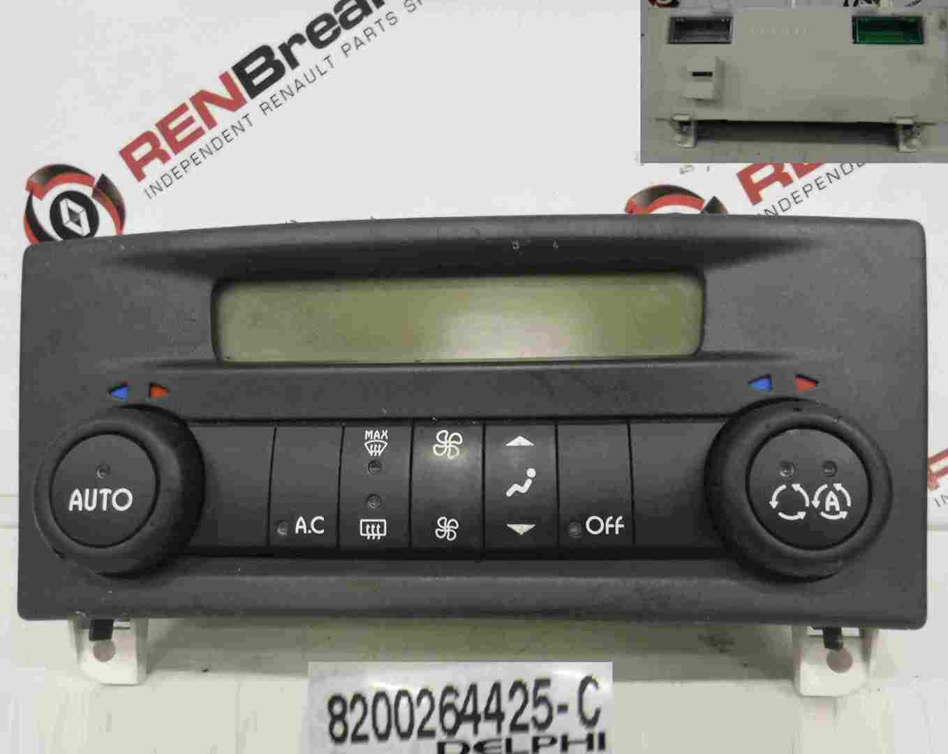 Renault Laguna 2001-2005 Heater Controld Air Con Climate Control 8200264425