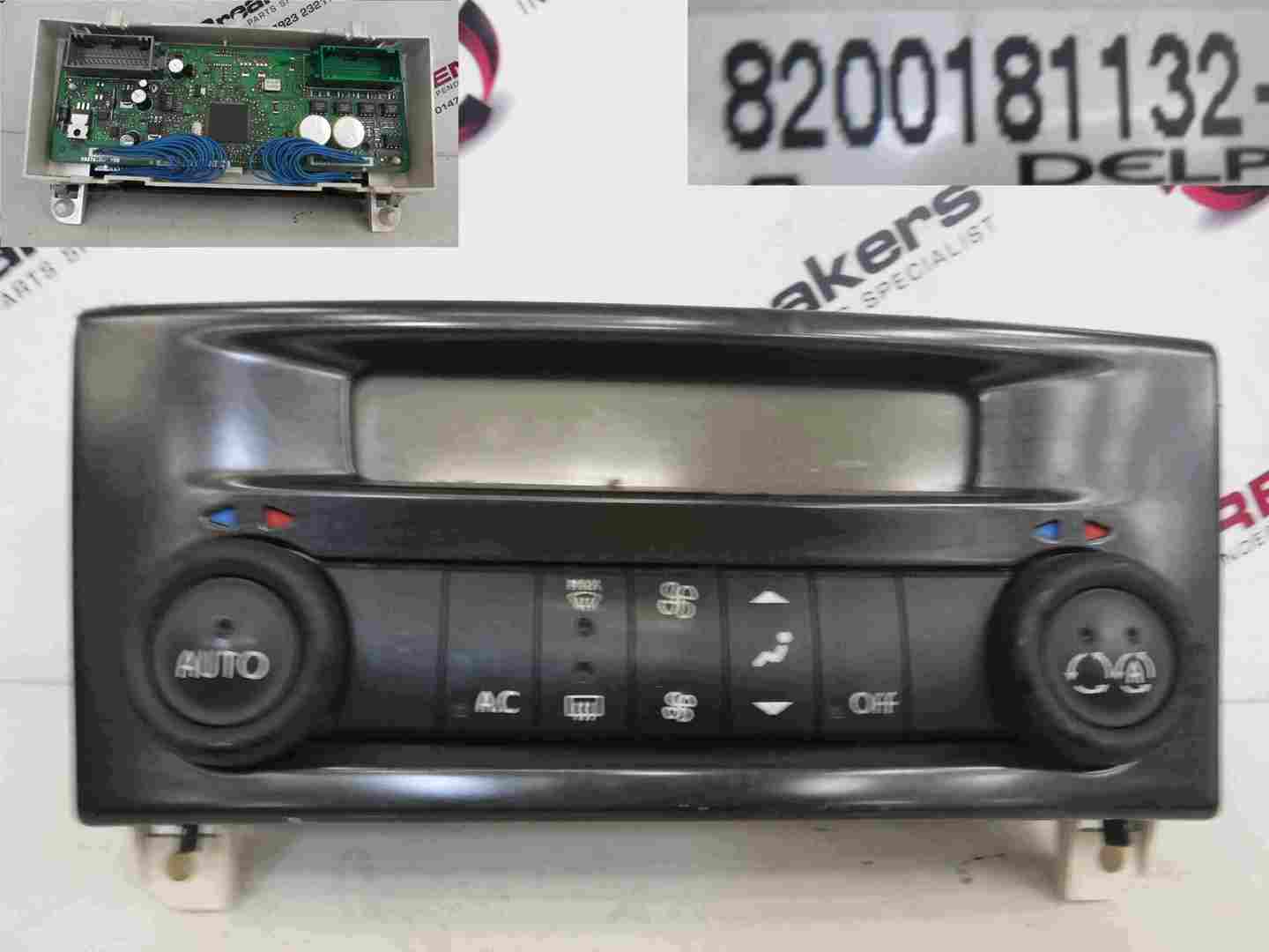 Renault Laguna 2001-2005 Heater Controls Dials Switches 8200181132