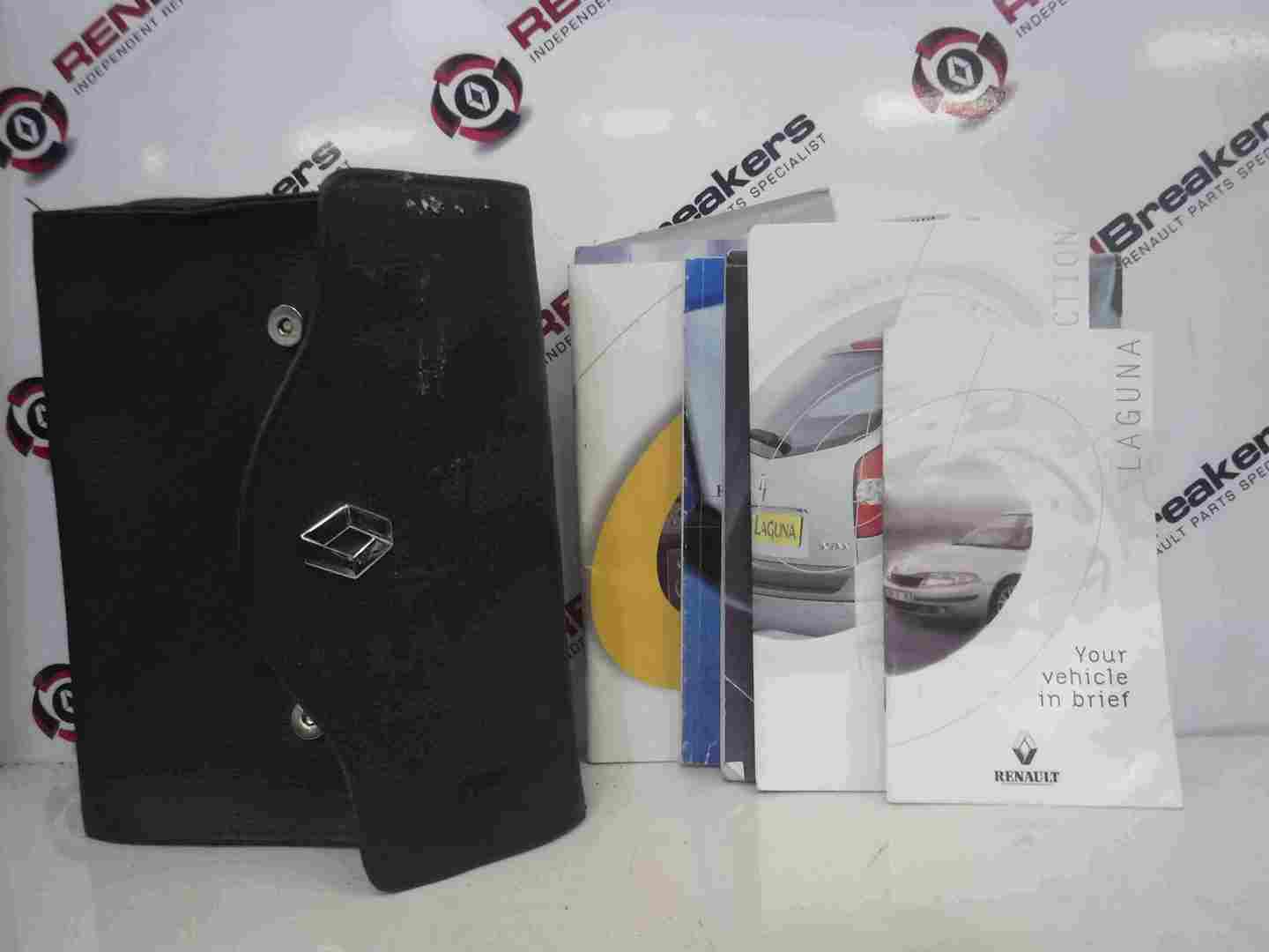 Renault Laguna 2001-2005 Instruction Booklet With Document Folder