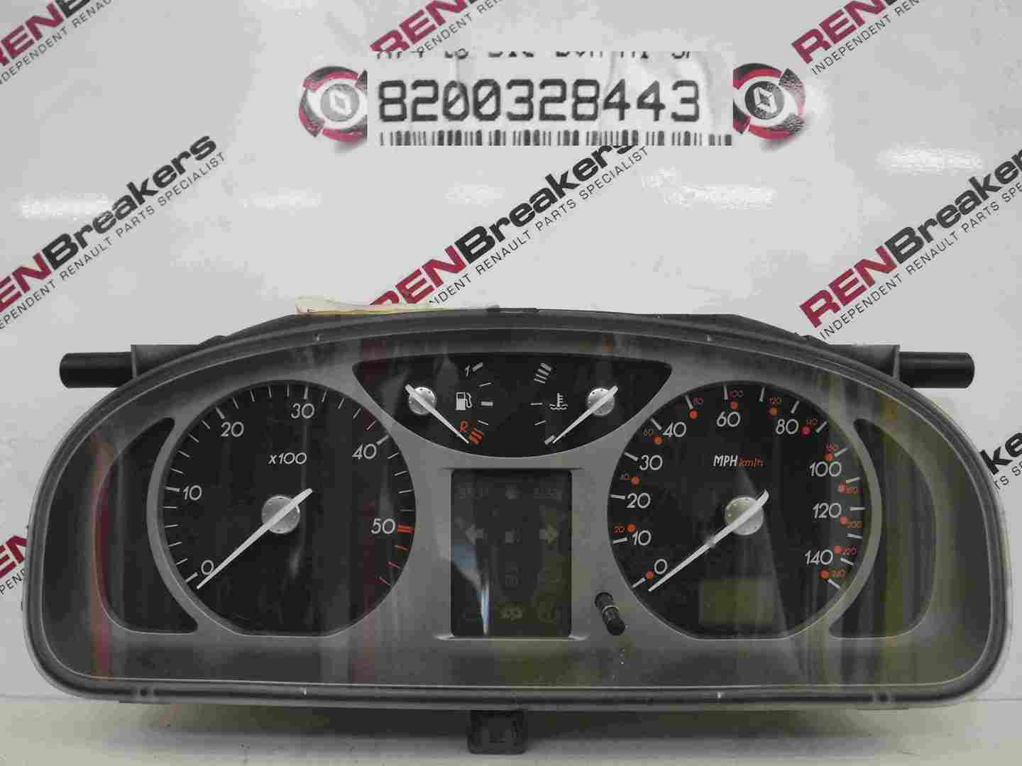 Renault Laguna 2001-2005 Instrument Panel Dials Clocks 112K 8200328443