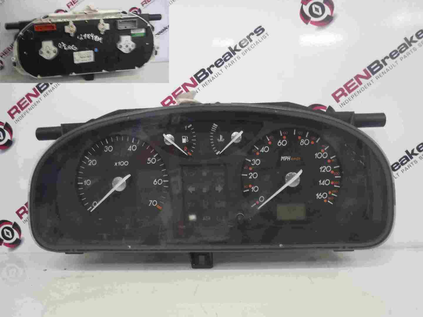 Renault Laguna 2001-2005 Instrument Panel Dials Clocks 129K Speedo 8200170298