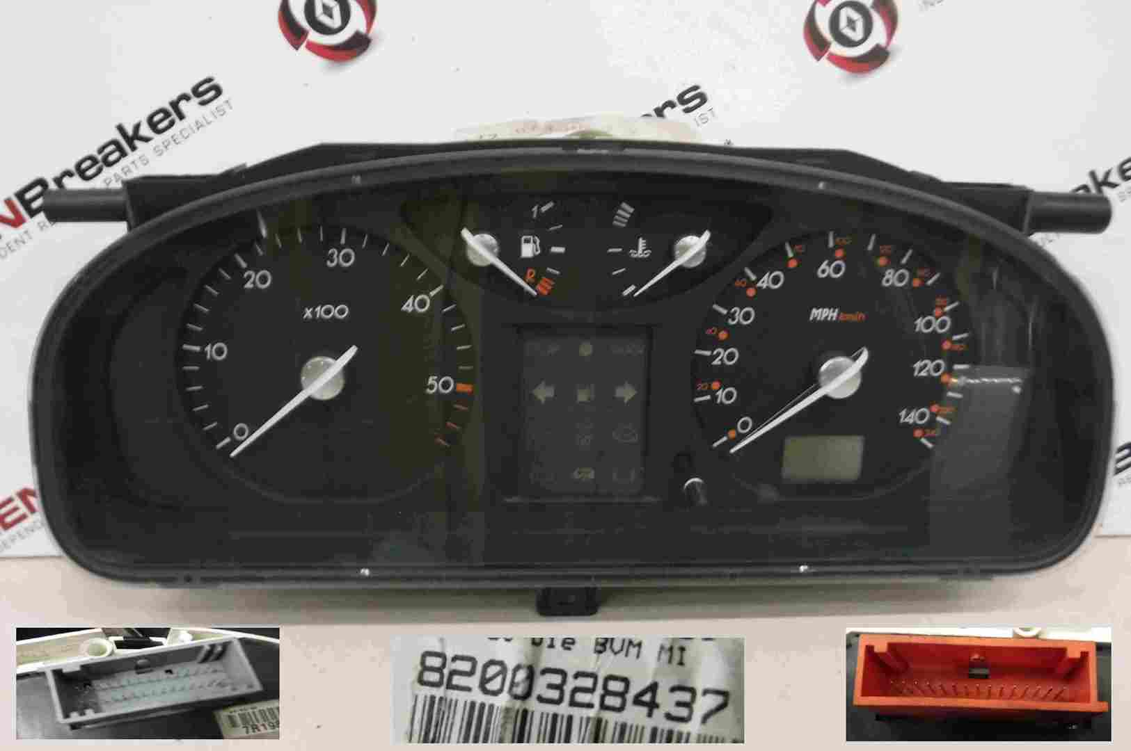Renault Laguna 2001-2005 Instrument Panel Dials Clocks 135K