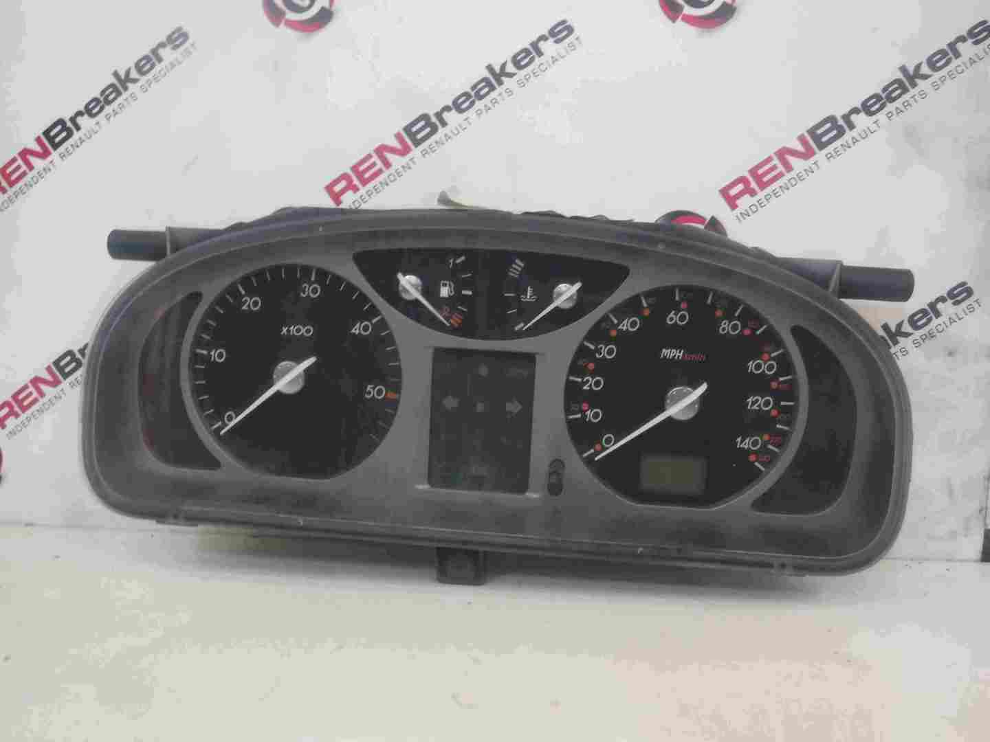 Renault Laguna 2001-2005 Instrument Panel Dials Gauges Clocks 237K 8200170306
