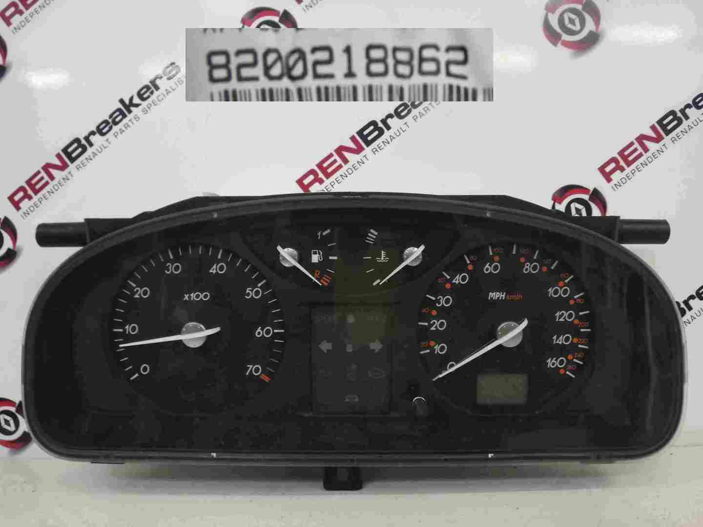 Renault Laguna 2001-2005 Instrument Panel Dials Gauges Clocks 40K 8200218862