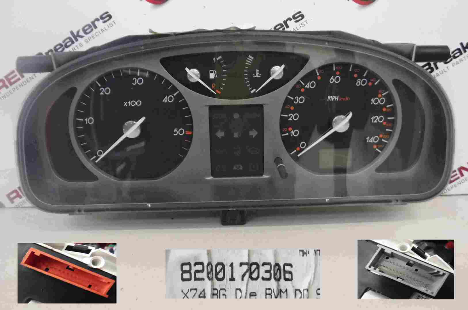 Renault Laguna 2001-2005 Instrument Panel Dials Gauges Clocks