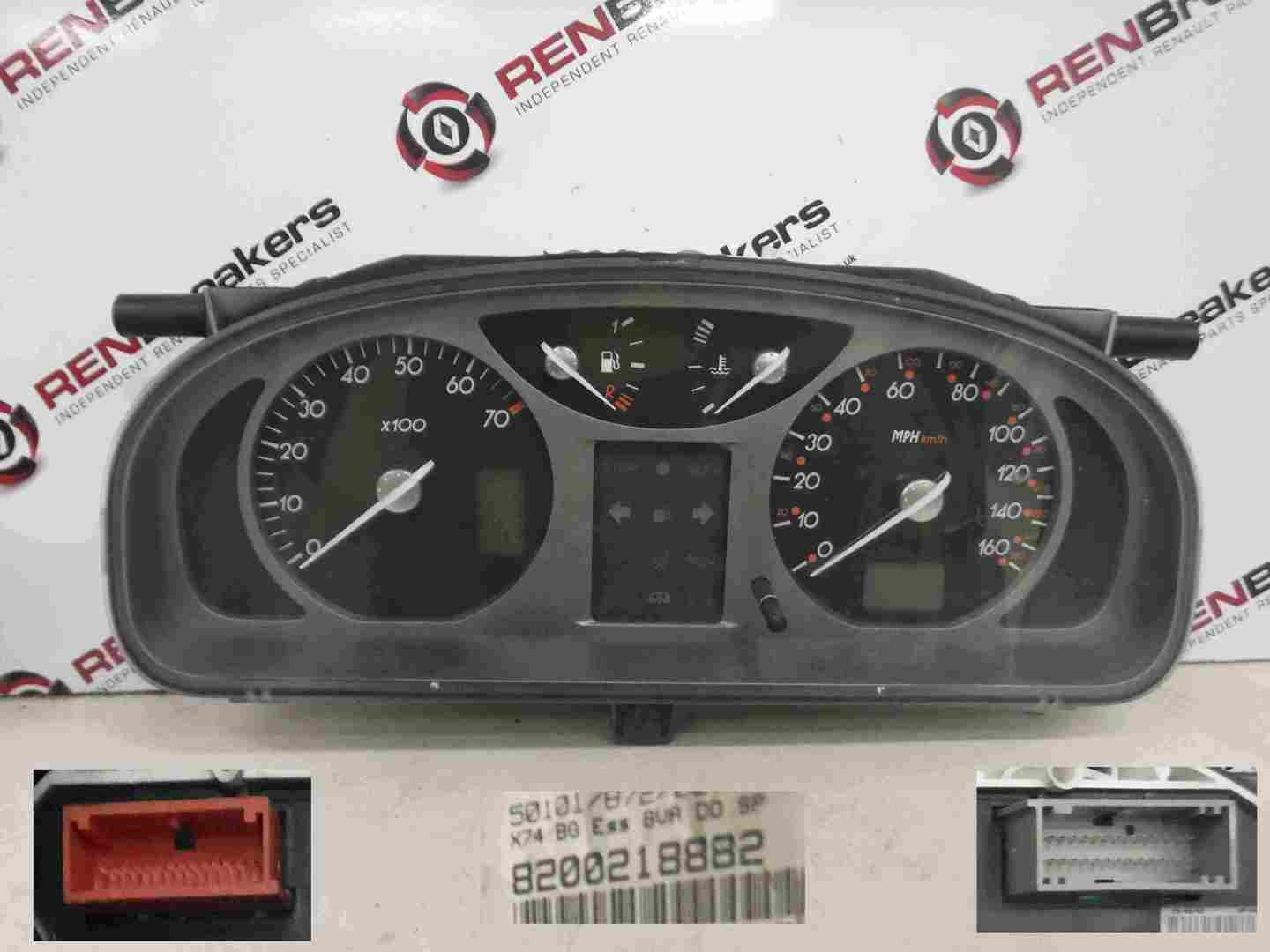 Renault Laguna 2001-2005 Instrument Panel Dials Gauges Speedo 147K Auto