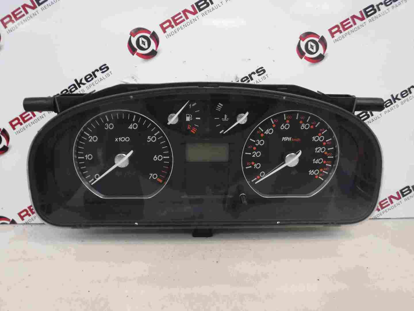 Renault Laguna 2001-2005 Instrument Panel Dials Gauges Speedo 93K 8200328447