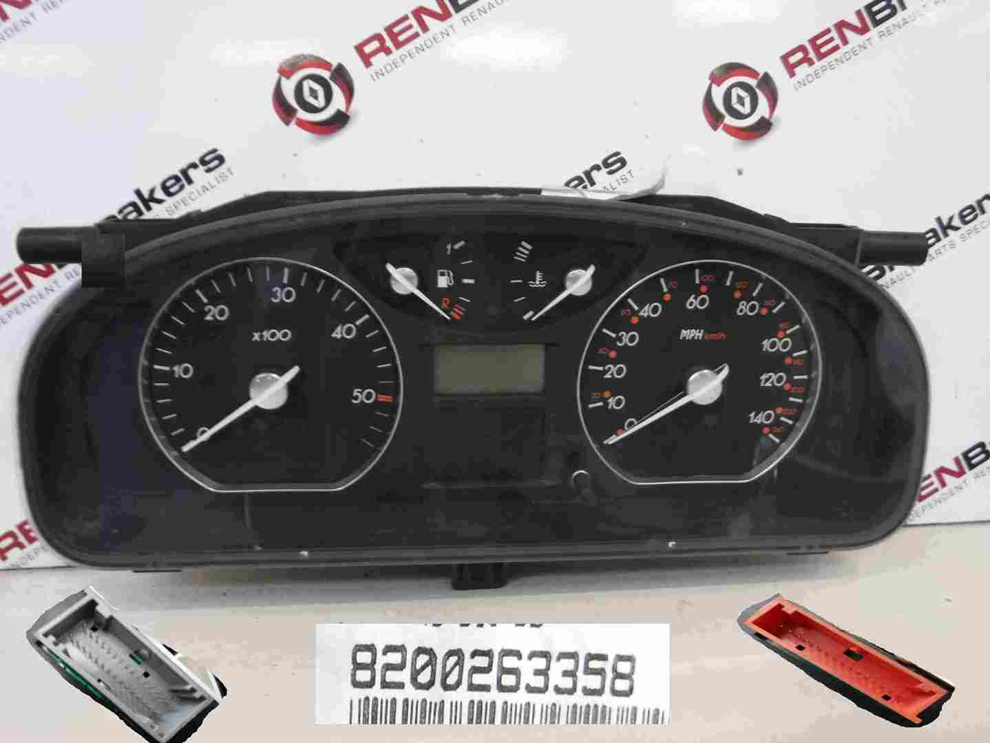 Renault Laguna 2001-2005 Instrument Panel Dials Gauges Speedo Clocks 125K