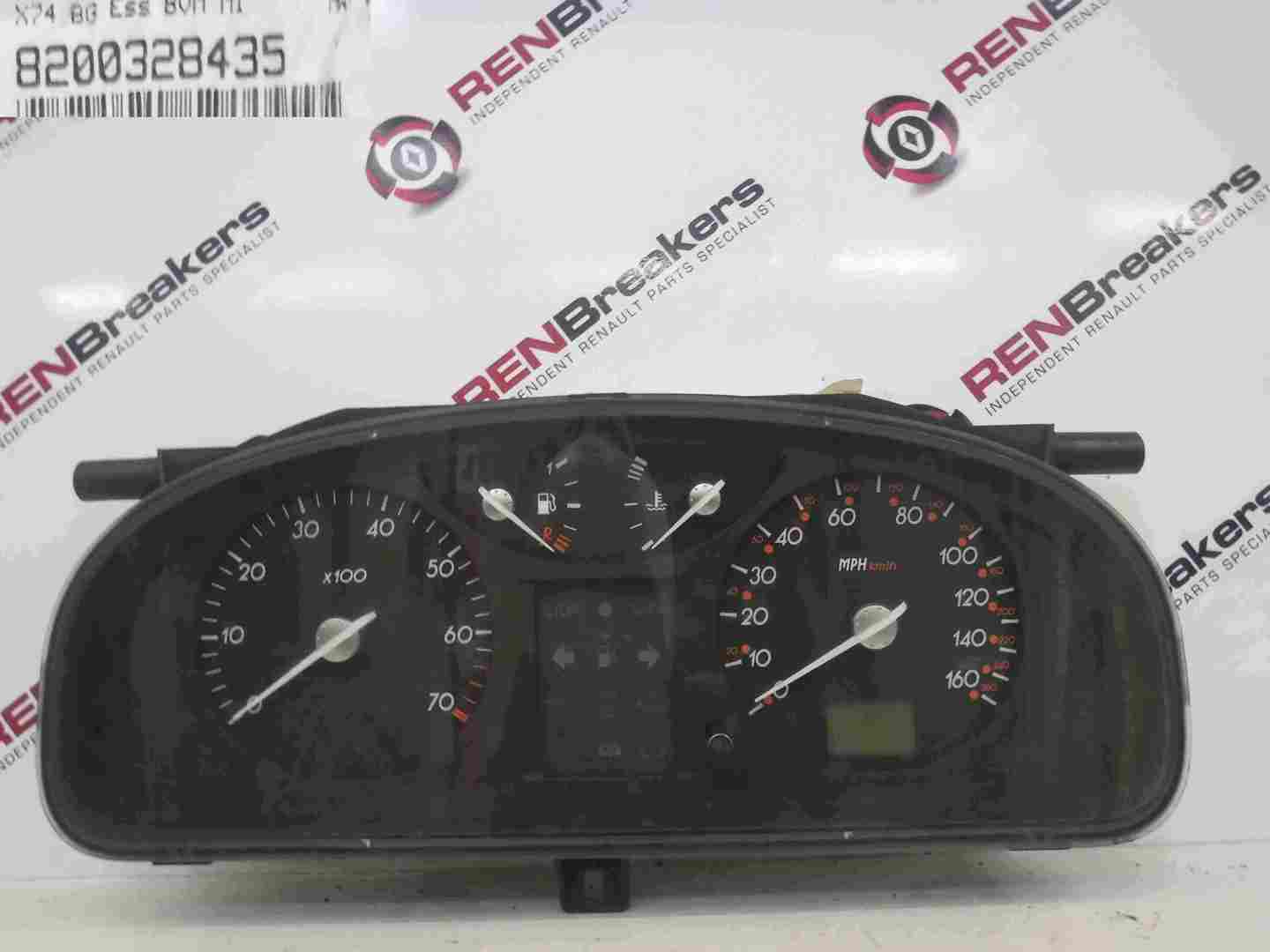 Renault Laguna 2001-2005 Instrument Panel Speedo Clocks 80K 8200328435