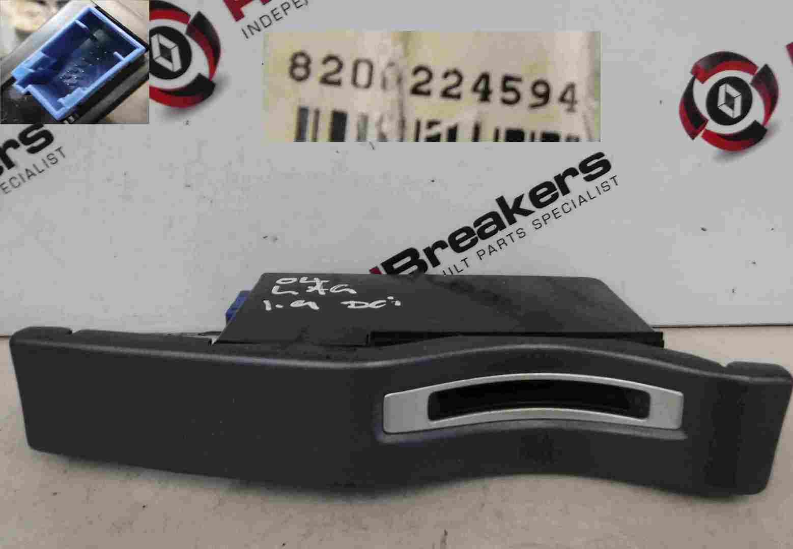 Renault Laguna 2001-2005 Key Card Reader Unit 8200224594