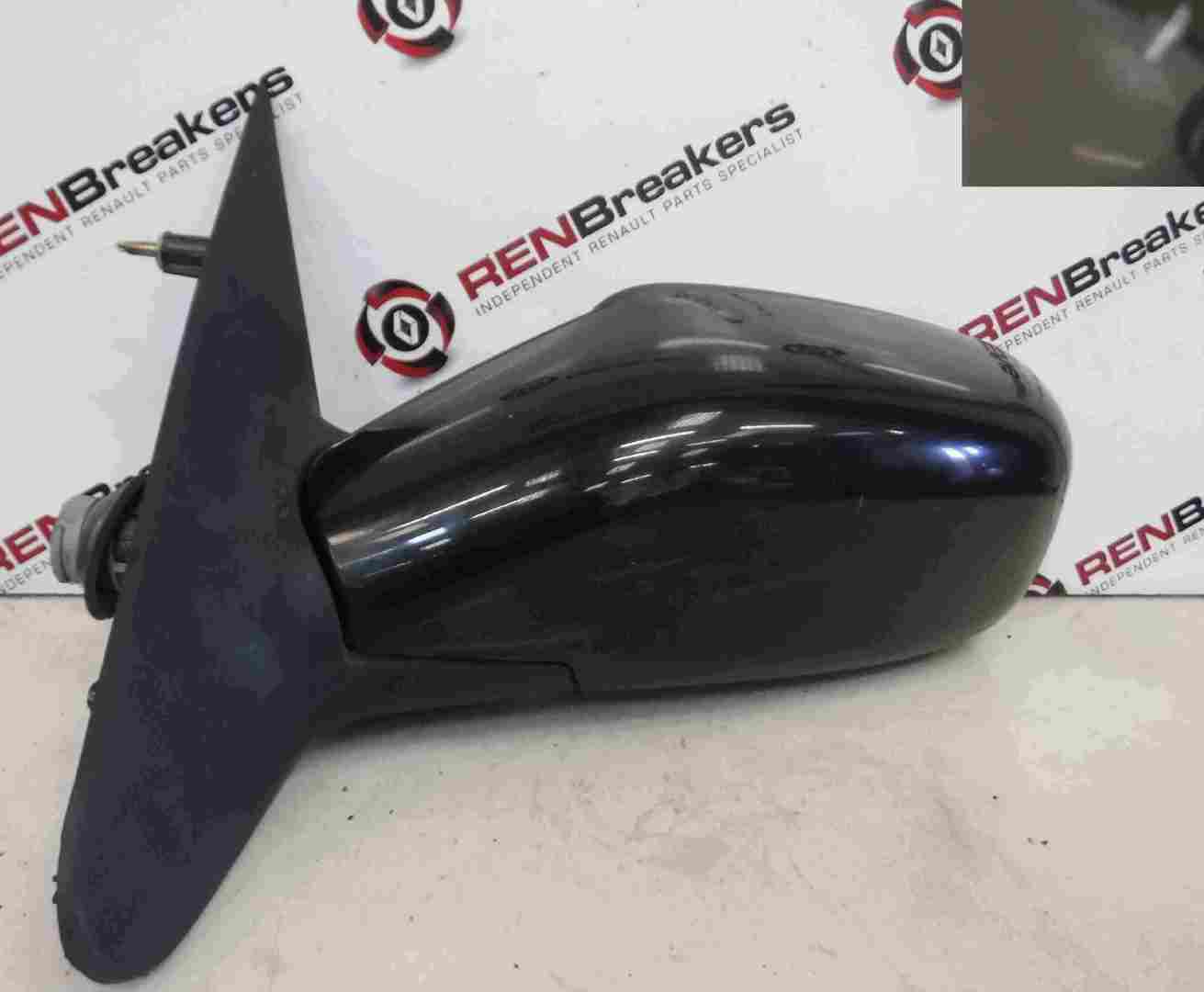 Renault Laguna 2001-2005 Passenger NS Wing Mirror Door Mirror Black 676