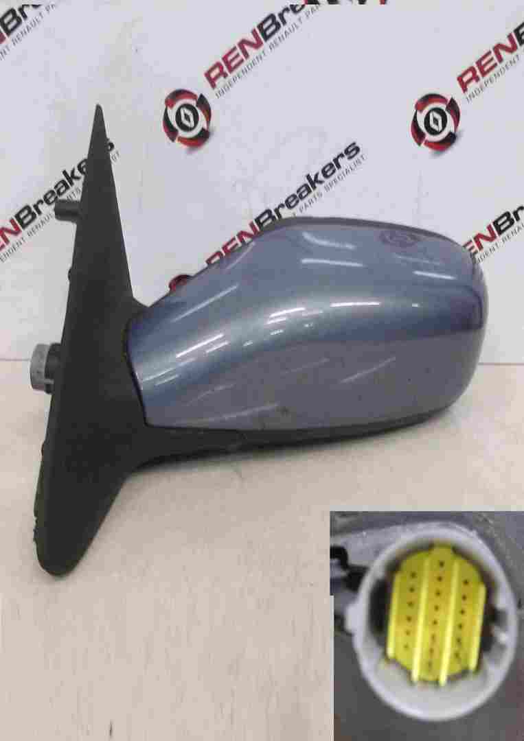 Renault Laguna 2001-2005 Passenger NS Wing Mirror Blue TED47