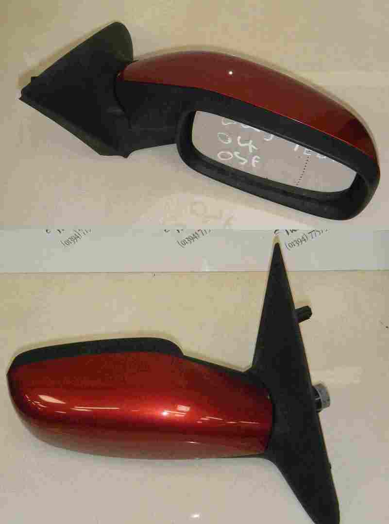 Renault Laguna 2001-2005 Passenger NS Wing Mirror Electric Red TEB76