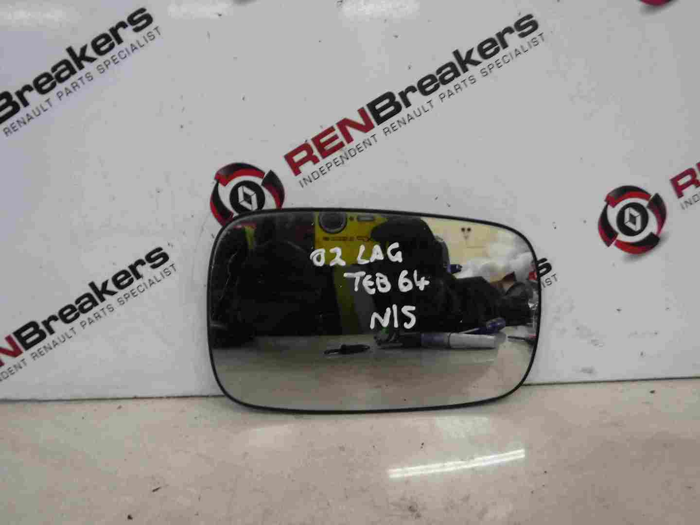Renault Laguna 2001-2005 Passenger NS Wing Mirror Glass 1